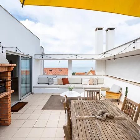 Ocean Terrace - Private Patio With Bbq & Sea View * Ναζαρέ
