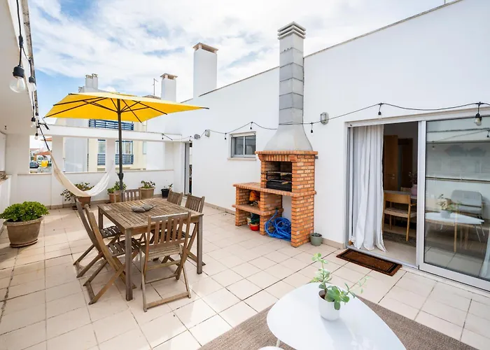 Ocean Terrace - Private Patio With Bbq & Sea View Nazaré